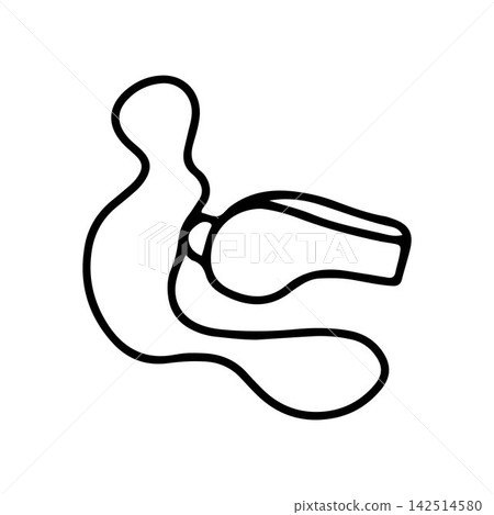 Whistle hand drawn Whistle hand drawn 142514580