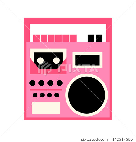 retro boombox in 80s-90s retro boombox in 80s-90s 142514590