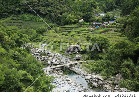 Nagaya Submersible Bridge, Niyodogawa Town, Kochi Prefecture Nagaya Submersible Bridge, Niyodogawa Town, Kochi Prefecture 142515351
