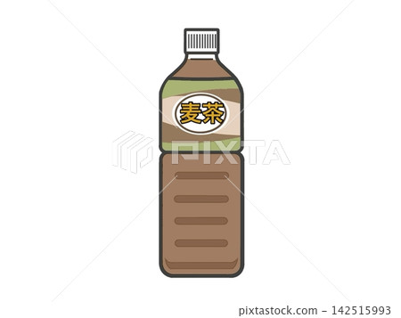 Barley tea in a plastic bottle Barley tea in a plastic bottle 142515993