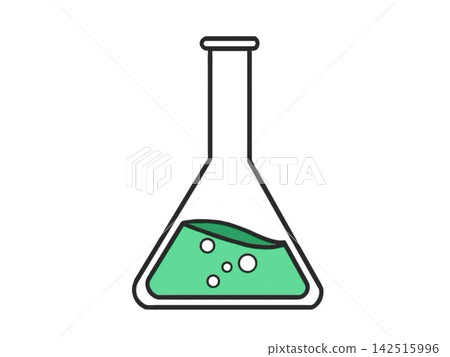 化學實驗中使用的錐形瓶 化學實驗中使用的錐形瓶 142515996