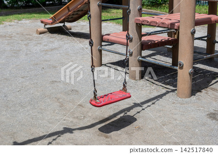 Old red swing Old red swing 142517840