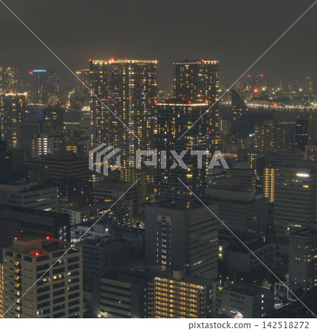 高輪關附近的夜景陰雲密布 高輪關附近的夜景陰雲密布 142518272
