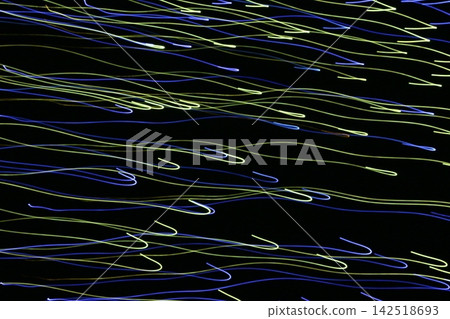 藍色波浪圖案煙火 142518693