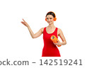 Yoga activity with props and a young woman in studio, PNG 142519241