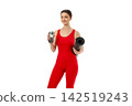 Yoga practice with props in a studio environment, PNG 142519243