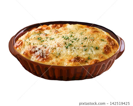White gratin (in a brown heat-resistant dish) White gratin (in a brown heat-resistant dish) 142519425