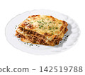 Lasagna (served on a plate) 142519788