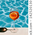 Spritz Cocktail by the Pool 142520130