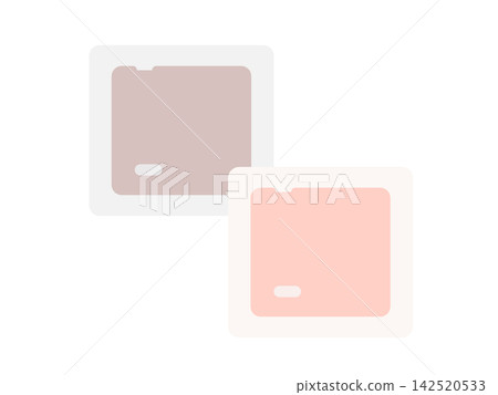 Eyeshadow makeup beauty illustration 142520533
