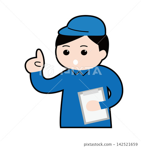 檢查員正在講解需要注意的事項。 檢查員正在講解需要注意的事項。 142521659