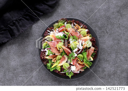 Autumn Salad: Fig and Prosciutto Salad Autumn Salad: Fig and Prosciutto Salad 142521773