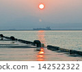 Sunset over the sea 142522322