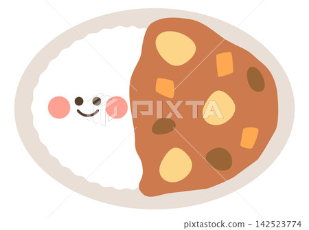 Cute curry rice Cute curry rice 142523774