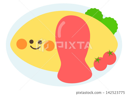 Cute omelet rice Cute omelet rice 142523775