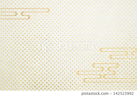 Japanese paper texture with dappled and cloud patterns - Japanese modern background material Japanese paper texture with dappled and cloud patterns - Japanese modern background material 142523992