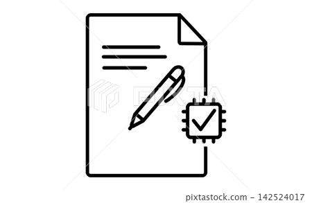 Line art material inspired by electronic signatures, electronic contracts, and digital authentication. Line art material inspired by electronic signatures, electronic contracts, and digital authentication. 142524017