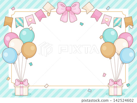 sweet celebrating party rectangle frame sweet celebrating party rectangle frame 142524602