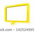 Yellow speech bubble 03 142524995