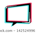 Speech balloon design 142524996