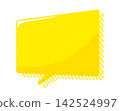 Yellow speech bubble 02 142524997