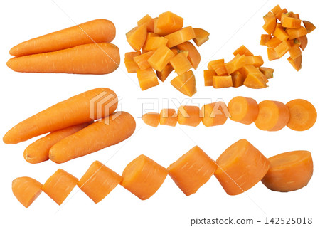 carrot isolated on white background carrot isolated on white background 142525018