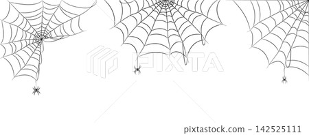 Spiderweb Corner and Top Border Halloween Decoration Spiderweb Corner and Top Border Halloween Decoration 142525111