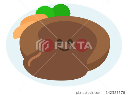 Cute hamburger Cute hamburger 142525576