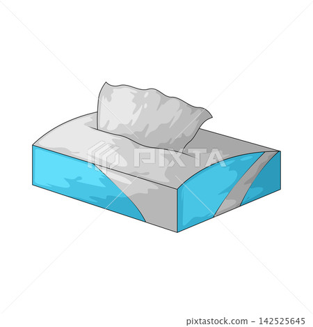 Illustration of Tissue Box Illustration of Tissue Box 142525645