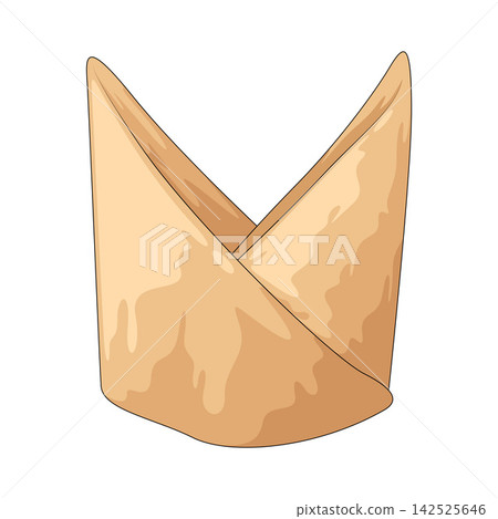 Illustration of Napkin Illustration of Napkin 142525646