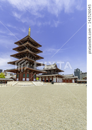 大阪府大阪市天王寺四天王寺五重塔正殿講堂 大阪府大阪市天王寺四天王寺五重塔正殿講堂 142526045