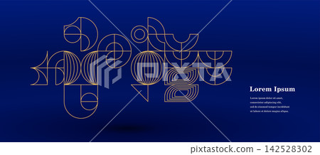 幾何抽象圓圈圖案葉紋理背景 幾何抽象圓圈圖案葉紋理背景 142528302