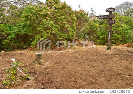 伊豆半島，伊豆山脊步道，貓越嶽山頂，二級三角測量點（貓越峠） 142528670