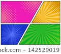 American comic-style panel layout background 142529019