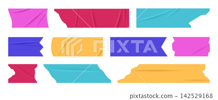 3d realistic masking tape strips, ripped texture 3d realistic masking tape strips, ripped texture 142529168