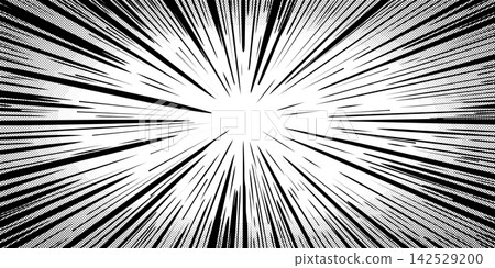 Comic burst background with radial speed lines Comic burst background with radial speed lines 142529200