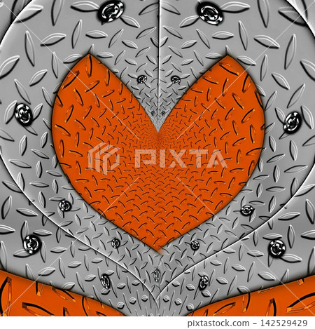 Industrial Abstract Background with Riveted Metal Frame | Heavy Metal Texture and Copy Space Industrial Abstract Background with Riveted Metal Frame | Heavy Metal Texture and Copy Space 142529429