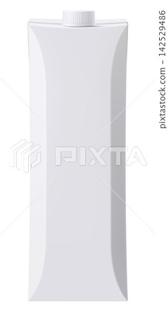 White carton pack, blank box for milk or juice. Milk or juice pack. Vector realistic 3d mockup of cardboard package with plastic cap for liquid dairy products and beverage isolated on background. White carton pack, blank box for milk or juice. Milk or juice pack. Vector realistic 3d mockup of cardboard package with plastic cap for liquid dairy products and beverage isolated on background. 142529486