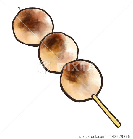 Illustration of grilled chicken meatballs (salt flavor) Illustration of grilled chicken meatballs (salt flavor) 142529836