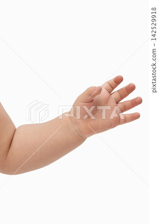 Close view of toddler hand and arm Close view of toddler hand and arm 142529918