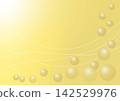 A background image inspired by the sparkle of champagne, studded with gold spheres. 142529976