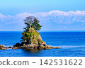 從富山灣眺望立山山脈，景色壯麗秀美。 142531622