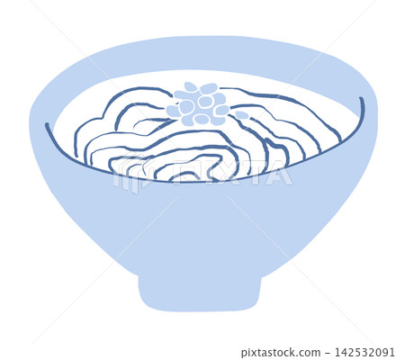 Kake soba illustration Kake soba illustration 142532091