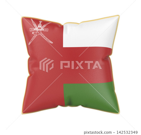 Pillow with the flag of Oman 142532349