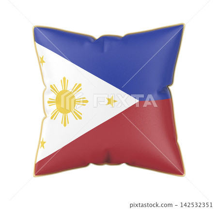 Pillow with the flag of the Philippines 142532351