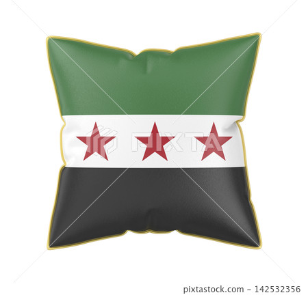 Pillow with the flag of Syria Pillow with the flag of Syria 142532356