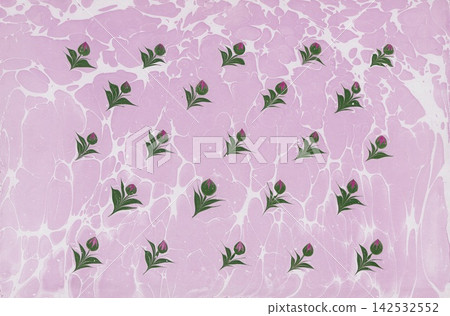 Ebru buds with a marbled pattern Ebru buds with a marbled pattern 142532552