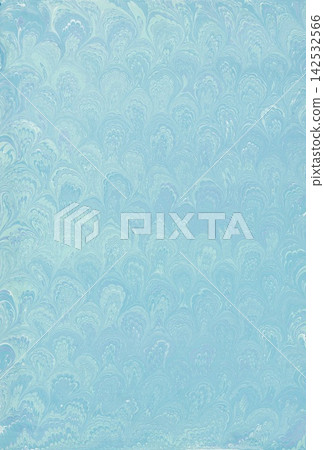 Light blue peacock marble pattern spreading like feathers or flowers Light blue peacock marble pattern spreading like feathers or flowers 142532566