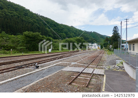山田線茂市站,站內軌道 山田線茂市站,站內軌道 142532970