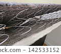 Close up view of bed springs 142533152